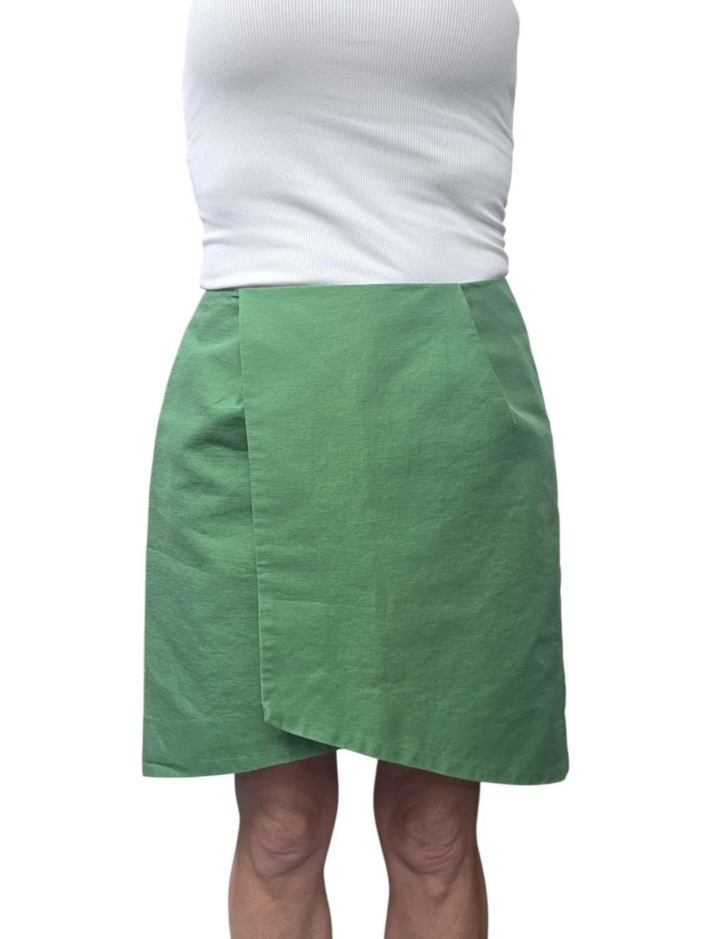 kate spade Green Asymmetric Mini Skirt